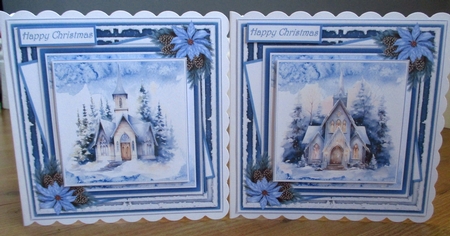 8x8 Mini Kit, Beautiful Christmas Church by Johanna Lambert