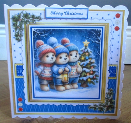 8x8 Mini Kit, Teds Christmas Family by Johanna Lambert