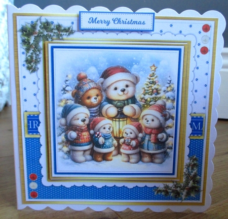 8x8 Mini Kit, Teds Christmas Family by Johanna Lambert