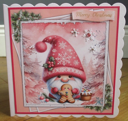 8x8 Mini Kit, Gorgeous Pink Gnomes by Johanna Lambert