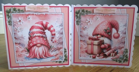 8x8 Mini Kit, Gorgeous Pink Gnomes by Johanna Lambert