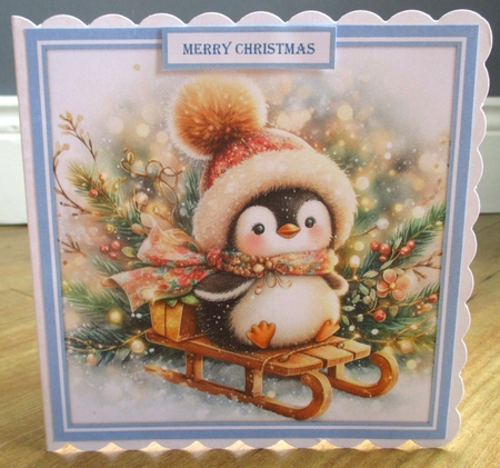 Penguin Sledge Ride by Johanna Lambert