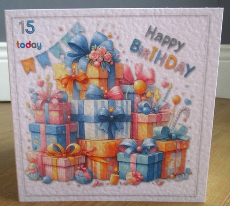 Happy Birthday Card Toppers by Johanna Lambert