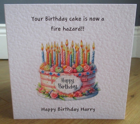 Happy Birthday Card Toppers by Johanna Lambert