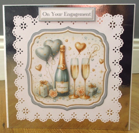 Champagne Celebrations Triple Toppers with Sentiments by Johanna Lambert