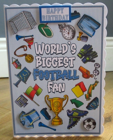 Worlds Biggest Football Fan by Johanna Lambert