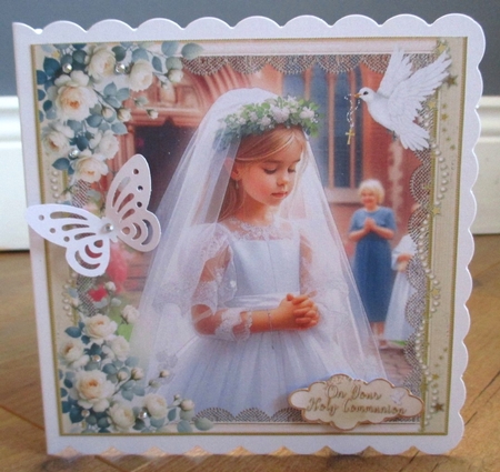Holy Communion Girl Flower Crown Mini Kit  by Johanna Lambert