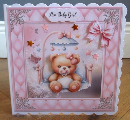 Baby Bear Girl Mini Kit by Johanna Lambert