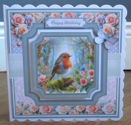 MAGICAL FOREST ROBINS by Johanna Lambert