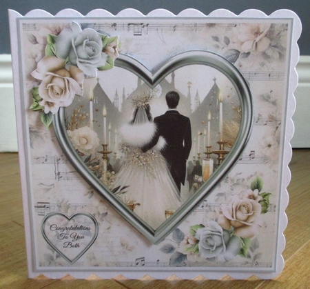 Wedding Day Wishes Mini Page Kit by Johanna Lambert