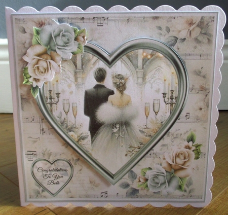 Wedding Day Wishes Mini Page Kit by Johanna Lambert
