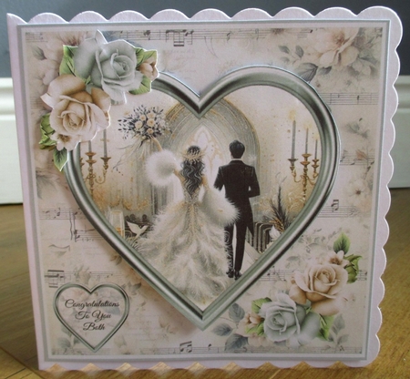 Wedding Day Wishes Mini Page Kit by Johanna Lambert
