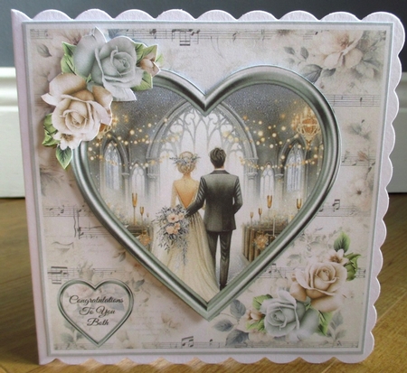 Wedding Day Wishes Mini Page Kit by Johanna Lambert