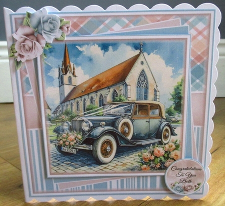 The Wedding Car 02 Mini Page Kit by Johanna Lambert