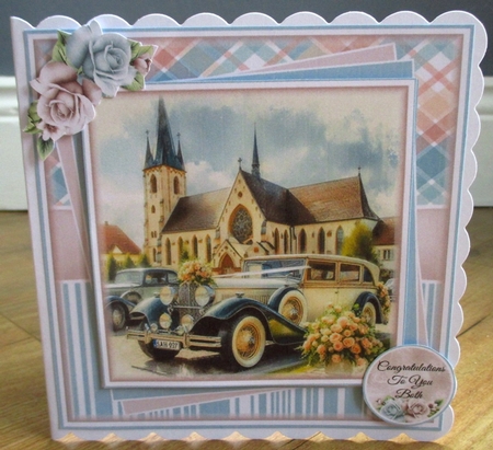 The Wedding Car 02 Mini Page Kit by Johanna Lambert