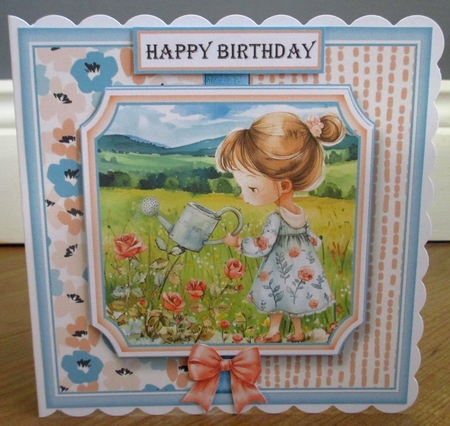 Girl In the Meadow Topper Kit  by Johanna Lambert
