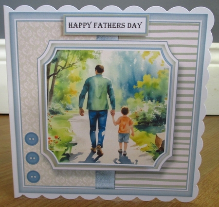 Fathers Watercolour Topper Kit  by Johanna Lambert