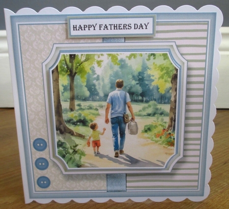 Fathers Watercolour Topper Kit  by Johanna Lambert