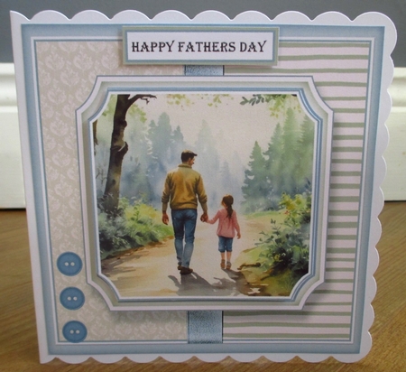 REQUEST-watercolour Fathers Day 2 -Girl  by Johanna Lambert