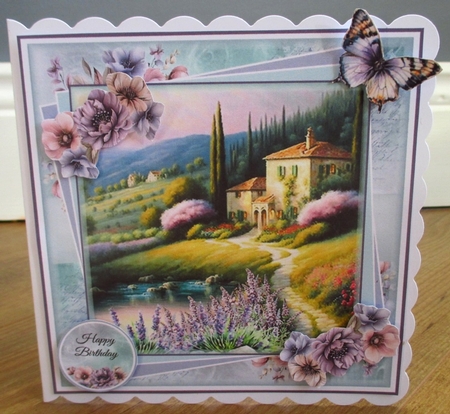 Lavender Whispers Mini Page Kit by Johanna Lambert