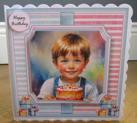 Watercolour Birthday Boy  by Johanna Lambert