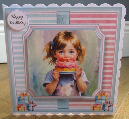 Watercolour Birthday Girl  by Johanna Lambert
