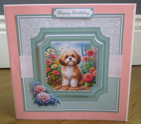 FLOWER DOGS SET 1 by Johanna Lambert
