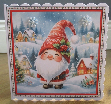 Winter gnomes 2 CARD FRONTS by Johanna Lambert
