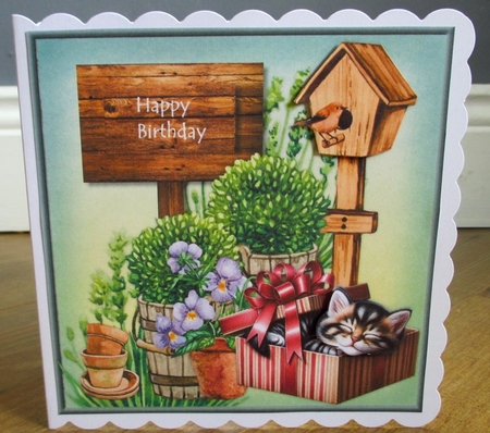 Garden Kitty Mini Kit by Johanna Lambert