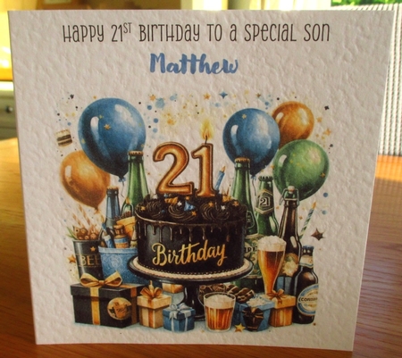 21st Birthday cakes 2 by Johanna Lambert
