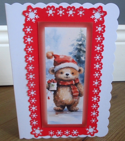 Christmas Animals & Snowmen DL Toppers OR Bookmarks x 12 by Johanna Lambert