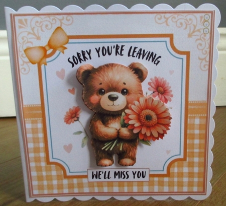 Cute Sorry Youre Leaving Mini Kit by Johanna Lambert