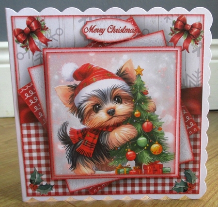 Christmas Puppy Mini Kit by Johanna Lambert