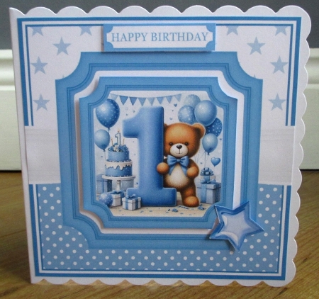 BLUE BIRTHDAY BALLOONS - AGES 1 TO 6 by Johanna Lambert