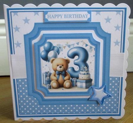 BLUE BIRTHDAY BALLOONS - AGES 1 TO 6 by Johanna Lambert
