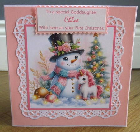 Snowman and Unicorn 2 by Johanna Lambert