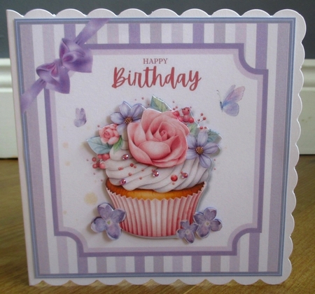 Lilac Cupcake Birthday Mini Kit by Johanna Lambert