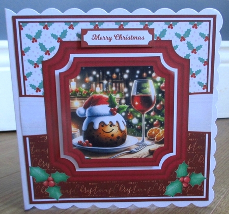 MERRY CHRISTMAS PUDDING by Johanna Lambert
