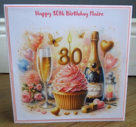 Birthday Cupcake Bears Ages 70,80,90 by Johanna Lambert