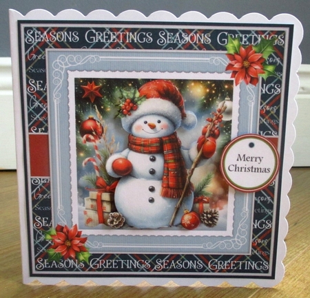 Christmas Snowman by Johanna Lambert
