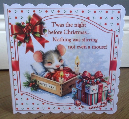 7x7 the Christmas mouse choice of four mini kit by Johanna Lambert