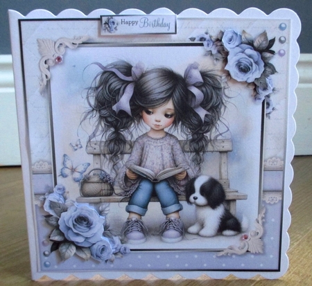 The Bookworm (Puppy) by Johanna Lambert