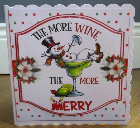 7x7 Christmas Drink Drank Drunk choice of four mini kit by Johanna Lambert
