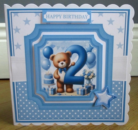 BIRTHDAY BEARS - BLUE by Johanna Lambert