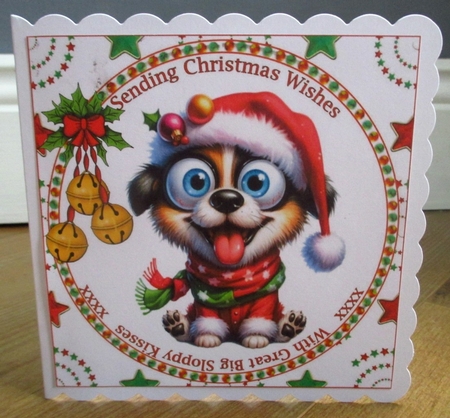 7x7 Christmas with sloppy kisses choice of four mini kit by Johanna Lambert