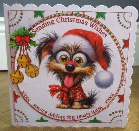 7x7 Christmas with sloppy kisses choice of four mini kit by Johanna Lambert