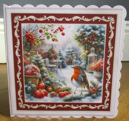 Robins Mini Kit & Gift Tag (Christmas or Winter Birthday) by Johanna Lambert