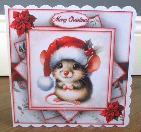 Cute Christmas Mouse Mini Kit  by Johanna Lambert