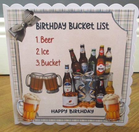 7x7 Older man birthday quotes choice of four mini kit 2 by Johanna Lambert