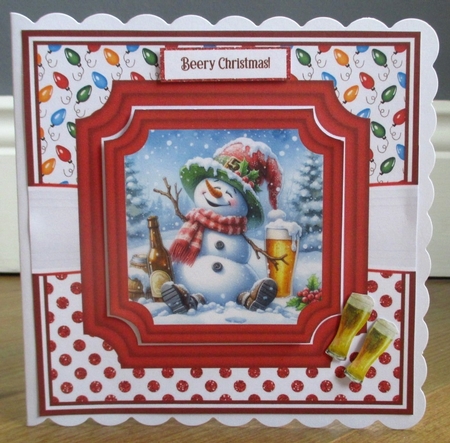 TIPSY SNOWMAN by Johanna Lambert